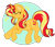 Size: 1024x889 | Tagged: safe, artist:yourrdazzle, imported from derpibooru, sunset shimmer, pony, unicorn, female, one eye closed, simple background, solo, transparent background, wink