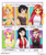 Size: 1280x1529 | Tagged: safe, artist:focusb, imported from derpibooru, fluttershy, sunset shimmer, human, six fanarts, equestria girls, anna, anna (frozen), cassandra, clothes, crossed arms, crossover, disney, disney princess, fa mulan, female, frozen (movie), misspelling, mulan, out of frame, rapunzel, tangled (disney), tangled: the series