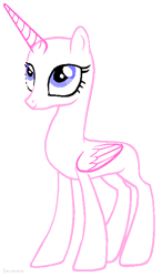 Size: 406x694 | Tagged: safe, artist:flaremane, imported from derpibooru, oc, alicorn, pony, alicorn oc, base, eyelashes, horn, looking up, simple background, solo, transparent background, wings