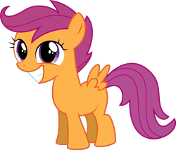 Size: 3694x3160 | Tagged: safe, artist:spencethenewbie, imported from derpibooru, scootaloo, pony, one bad apple, .ai available, female, high res, simple background, solo, transparent background, vector