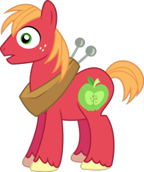 Size: 4519x5376 | Tagged: safe, artist:spencethenewbie, imported from derpibooru, big macintosh, pony, hearts and hooves day (episode), absurd resolution, male, simple background, solo, transparent background, vector