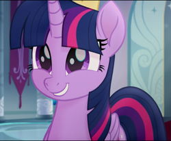 Size: 995x821 | Tagged: safe, imported from derpibooru, screencap, twilight sparkle, alicorn, pony, my little pony: the movie, cropped, cute, female, mare, smiling, solo, twiabetes, twilight sparkle (alicorn)