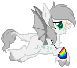 Size: 1810x1590 | Tagged: safe, artist:skulifuck, imported from derpibooru, oc, oc only, oc:arctic fluff, bat pony, pony, background removed, bat pony oc, bat wings, chest fluff, grin, jewelry, leonine tail, necklace, scar, simple background, smiling, solo, transparent background, unshorn fetlocks, wings