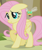 Size: 872x1042 | Tagged: safe, imported from derpibooru, screencap, fluttershy, parasprite, pegasus, pony, swarm of the century, cropped, eyelashes, female, mare, raised hoof, smiling, solo