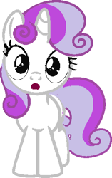 Size: 304x484 | Tagged: safe, artist:leandrovalhalla, imported from derpibooru, sweetie belle, pony, unicorn, female, filly, quality, simple background, solo