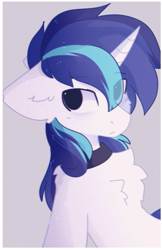 Size: 615x951 | Tagged: safe, artist:little-sketches, artist:php146, imported from derpibooru, shining armor, pony, bust, fluffy, leash, male, portrait, solo, stallion