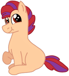 Size: 825x909 | Tagged: safe, artist:kindheart525, imported from derpibooru, oc, oc only, oc:allegro jazz, earth pony, pony, kindverse, baby, baby pony, offspring, parent:apple bloom, parent:tender taps, parents:tenderbloom, simple background, solo, transparent background