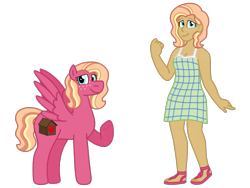 Size: 2048x1536 | Tagged: safe, artist:andy-hazards, artist:hazardous-andy, artist:kindheart525, imported from derpibooru, oc, oc only, oc:sheltering hooves, human, pegasus, kindverse, equestria girls, equestria girls-ified, offspring, parent:big macintosh, parent:fluttershy, parents:fluttermac