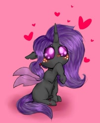 Size: 640x793 | Tagged: safe, artist:little-forest-art, imported from derpibooru, oc, oc only, oc:erix, changeling, purple changeling