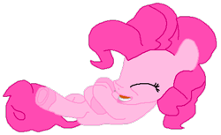 Size: 464x284 | Tagged: safe, artist:logan jones, edit, editor:logan jones, imported from derpibooru, pinkie pie, earth pony, pony, hello pinkie pie, 3d to 2d, cute, diapinkes, female, laughing, simple background, solo, trace, transparent background