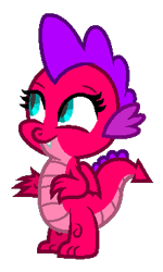 Size: 220x366 | Tagged: safe, artist:optimusv42, imported from derpibooru, oc, oc only, oc:fire jewel the dragon, dragon, dragoness, female, friendship troopers, my little pony friendship troopers, recolor, simple background, solo, transparent background