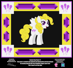 Size: 4254x3962 | Tagged: safe, artist:nathianexiztant, imported from derpibooru, surprise, pony, absurd resolution, female, poster, solo