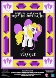 Size: 3425x4758 | Tagged: safe, artist:nathianexiztant, imported from derpibooru, surprise, pony, absurd resolution, female, poster, solo