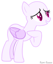 Size: 748x906 | Tagged: safe, artist:raini-bases, imported from derpibooru, oc, oc only, pegasus, pony, games ponies play, bald, base, eyelashes, grin, hoof on chest, hooves to the chest, pegasus oc, raised hoof, simple background, smiling, solo, transparent background, wings