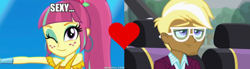 Size: 696x193 | Tagged: safe, edit, edited screencap, imported from derpibooru, screencap, sour sweet, trenderhoof, dance magic, equestria girls, friendship games, spoiler:eqg specials, female, male, shipping, shipping domino, sourhoof, straight