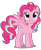 Size: 820x1002 | Tagged: safe, artist:bubaiuv, artist:moodboards-are-magic, edit, imported from derpibooru, vector edit, pinkie pie, pegasus, pony, female, pegasus pinkie pie, race swap, rainbow power, simple background, solo, transparent background, vector