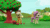 Size: 800x450 | Tagged: safe, imported from derpibooru, screencap, applejack, fluttershy, earth pony, pegasus, pony, my little pony: pony life, my little pony: stop motion short, rainy day puddle play, animated, apple, apple tree, applejack's hat, basket, cowboy hat, female, food, g4.5, gif, hat, hay bale, ladder, pre sneeze, sneezing, stop motion, tree, whoops, wings