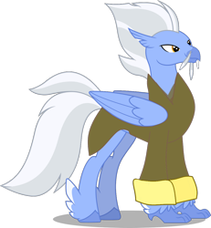 Size: 1024x1107 | Tagged: safe, artist:chrzanek97, edit, imported from derpibooru, sky beak, classical hippogriff, hippogriff, clothes, facial hair, feathered fetlocks, kimono (clothing), male, mortal kombat, moustache, shujinko, simple background, solo, transparent background, vector