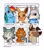 Size: 1080x1233 | Tagged: safe, artist:zymaani, imported from derpibooru, rainbow dash, anthro, cat, dog, eevee, german shepherd, pegasus, pony, wolf, six fanarts, :d, all dogs go to heaven, animal crossing, anthro with ponies, beastars, bedroom eyes, book, border collie, bust, charlie, charlie barkin, clothes, crossover, don bluth, fang (animal crossing), female, garfield, grin, legosi (beastars), makeup, male, mare, mixed breed, out of frame, pokémon, shollie, smiling, wide eyes