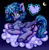 Size: 2600x2650 | Tagged: safe, artist:mite-lime, artist:mite_lime, imported from derpibooru, princess luna, alicorn, pony, :p, alternate hairstyle, butt, chest fluff, cloud, cute, ear fluff, female, filly, levitation, looking at you, lunabetes, magic, mare, moon, moonbutt, night, plot, prone, sky, solo, starry night, stars, telekinesis, tongue out, woona, younger