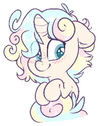 Size: 733x935 | Tagged: safe, artist:fluffyxai, imported from derpibooru, oc, oc only, oc:opal shine, pony, unicorn, blushing, chibi, cute, pixel art, shy, simple background, smiling, solo, transparent background