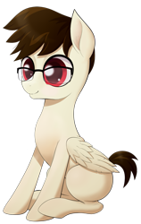 Size: 643x1018 | Tagged: safe, artist:zetamad, imported from derpibooru, oc, oc only, oc:astrobrony, earth pony, pony, glasses, male, simple background, solo, stallion, transparent background