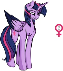 Size: 609x683 | Tagged: safe, artist:chrysolite, imported from derpibooru, part of a set, twilight sparkle, alicorn, pony, beta, fanfic art, female, mare, simple background, solo, twilight sparkle (alicorn), white background