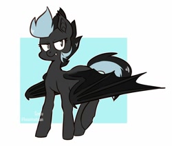 Size: 1200x1016 | Tagged: safe, artist:beantoebean, artist:spetu, imported from derpibooru, oc, oc only, bat pony, pony, bat pony oc, bat wings, solo, wings