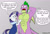 Size: 1621x1094 | Tagged: safe, artist:strebiskunk, imported from derpibooru, rarity, spike, dragon, pony, unicorn, the last problem, armpits, female, gigachad spike, male, older, older rarity, older spike, reality ensues, shipping, shipping denied, sparity, straight, winged spike, wings