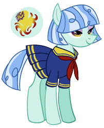 Size: 701x868 | Tagged: safe, artist:eonionic, imported from derpibooru, oc, oc only, oc:hookshoot, earth pony, pony, clothes, dress, female, magical lesbian spawn, mare, offspring, parent:photo finish, parent:sapphire shores, parents:photoshores, simple background, solo, transparent background