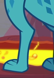 Size: 502x719 | Tagged: safe, imported from derpibooru, screencap, princess ember, sweet and smoky, cropped, digitigrade, feet, legs, pictures of legs
