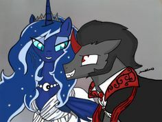 Size: 236x177 | Tagged: safe, artist:lunaofficial, imported from derpibooru, king sombra, princess luna, vampire, vampony, crossover, dracula, female, lumbra, male, shipping, straight