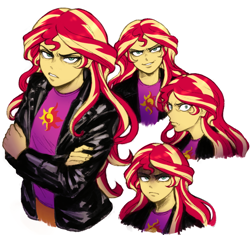 Size: 812x762 | Tagged: safe, artist:nairdags, imported from derpibooru, sunset shimmer, equestria girls, equestria girls (movie), angry, death stare, female, simple background, solo, white background