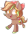 Size: 2046x2485 | Tagged: safe, artist:jetjetj, imported from derpibooru, part of a set, oc, oc only, oc:sunny sprout, earth pony, pony, chibi, cute, female, mare, simple background, solo, transparent background, ych result