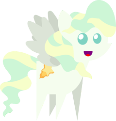 Size: 1750x1833 | Tagged: safe, artist:nathianexiztant, imported from derpibooru, vapor trail, pegasus, pony, female, happy, mare, pointy ponies, simple background, solo, transparent background