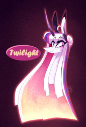 Size: 1953x2860 | Tagged: safe, artist:sugaryicecreammlp, imported from derpibooru, twilight sparkle, alicorn, pony, alternate design, bust, female, portrait, solo, twilight sparkle (alicorn)