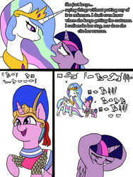 Size: 750x1000 | Tagged: safe, artist:slamjam, imported from derpibooru, princess celestia, starlight glimmer, twilight sparkle, alicorn, pony, unicorn, clothes, costume, crying, egyptian, female, hieroglyphics, historical roleplay starlight, mare, pharaoh, text, translated in the comments, trio, twilight sparkle (alicorn)