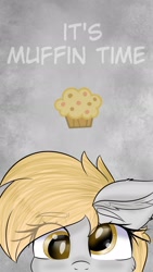 Size: 1080x1920 | Tagged: safe, artist:janelearts, imported from derpibooru, derpy hooves, food, muffin, wallpaper