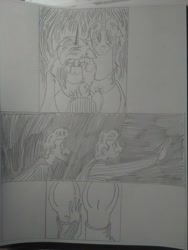 Size: 1944x2592 | Tagged: safe, artist:princebluemoon3, imported from derpibooru, oc, oc:king speedy hooves, oc:queen galaxia, oc:queen galaxia (bigonionbean), oc:tommy the human, alicorn, human, pony, comic:the chaos within us, alicorn oc, alicorn princess, barrier, black and white, canterlot, canterlot castle, captive, chained, chaos, clothes, comic, commissioner:bigonionbean, confused, crater, crying, dialogue, drawing, dream, female, fusion, fusion:big macintosh, fusion:flash sentry, fusion:king speedy hooves, fusion:princess cadance, fusion:princess celestia, fusion:princess luna, fusion:queen galaxia, fusion:shining armor, fusion:trouble shoes, fusion:twilight sparkle, grayscale, herd, horn, human oc, husband and wife, magic, male, monochrome, mother and child, mother and son, night, nightmare, prisoner, rubble, sad, separation, shocked, shocked expression, tears of pain, teary eyes, throne room, traditional art, underhoof, writer:bigonionbean