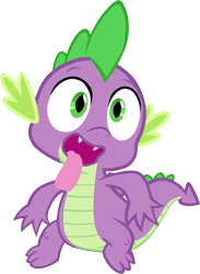 Size: 4303x5890 | Tagged: safe, artist:memnoch, imported from derpibooru, spike, dragon, dragon dropped, absurd resolution, cute, looking at you, male, simple background, solo, spikabetes, tongue out, transparent background, vector, winged spike, wings