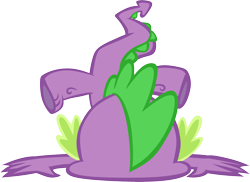 Size: 5782x4204 | Tagged: safe, artist:memnoch, imported from derpibooru, spike, dragon, faceplant, male, simple background, solo, transparent background, vector