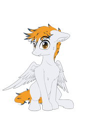 Size: 4677x6614 | Tagged: safe, artist:calena, derpibooru exclusive, imported from derpibooru, oc, oc only, oc:grazysmash, pegasus, pony, simple background, solo, transparent background