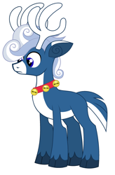 Size: 1768x2696 | Tagged: safe, artist:fusion sparkle, imported from derpibooru, alice the reindeer, aurora the reindeer, bori the reindeer, oc, oc only, oc:diego, deer, reindeer, commission, solo