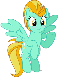 Size: 2366x3126 | Tagged: safe, artist:anime-equestria, imported from derpibooru, lightning dust, pegasus, pony, blushing, cute, dustabetes, female, happy, mare, simple background, smiling, solo, transparent background, vector, wings