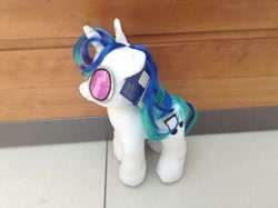 Size: 400x299 | Tagged: safe, artist:matthewbro1, imported from derpibooru, dj pon-3, vinyl scratch, pony, unicorn, build-a-bear, female, photo, plushie, solo