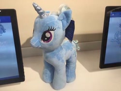 Size: 400x300 | Tagged: safe, artist:matthewbro1, imported from derpibooru, trixie, pony, unicorn, build-a-bear, irl, photo, plushie, solo