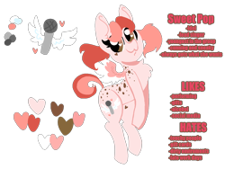 Size: 1409x1060 | Tagged: safe, artist:nootaz, imported from derpibooru, oc, oc only, oc:sweet pop, pony, heart eyes, reference sheet, simple background, solo, transparent background, wingding eyes