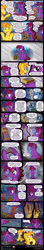 Size: 1600x9087 | Tagged: safe, artist:mr-spider-the-bug, imported from derpibooru, oc, oc:color punch, oc:little lite light, pony, unicorn, comic:color punch, alchemy, antoine lavoisier, chemistry, claude louis berthollet, comedy, comic, hennig brand, matches, ponified, vector