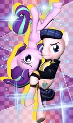 Size: 1050x1750 | Tagged: safe, artist:mikotonui, imported from derpibooru, starlight glimmer, pony, diamond is unbreakable, jjbaxmlp, jojo's bizarre adventure, josuke higashikata, poster