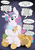 Size: 848x1200 | Tagged: safe, artist:manifest harmony, imported from derpibooru, princess flurry heart, whammy, alicorn, pony, series:save the world, armor, communicator, coronavirus, covid-19, crying, crystal ball, dialogue, female, flurry heart pearl of battle, heart eyes, heart nostrils, helmet, implied princess cadance, older, older flurry heart, royal guard, smiling, social distancing, solo, sweet dreams fuel, tears of joy, underhoof, warrior flurry heart, wavy mouth, wingding eyes
